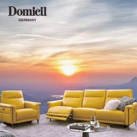Domicil全皮沙發三人位輕奢簡約家具印象日出DM-B5088