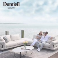 Domicil全進口頭層牛皮沙發大轉角位沙發客廳輕奢現代DM-A0555